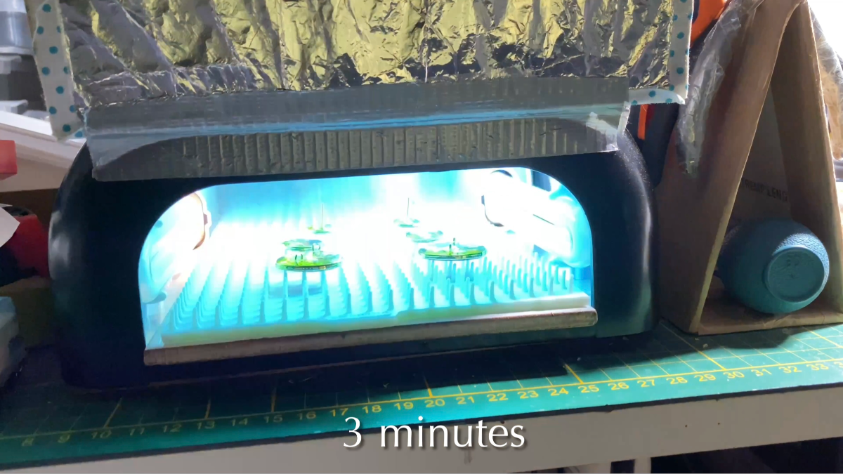 Polymer clay, ink and UV resin pendant earrings : Step 16 Polymer clay, ink and UV resin pendant earrings : Step 16