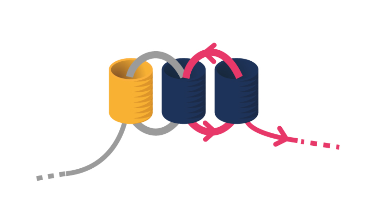 Miyuki triangular earrings in triple Brick Stitch : Step 3