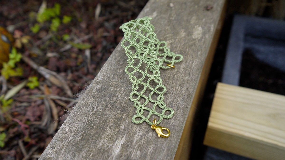 Schema  Tuto bracelet Heloise frivolity to the shuttle