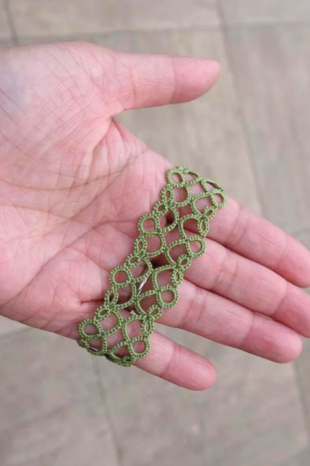 Schema  Tuto bracelet Heloise frivolity to the shuttle