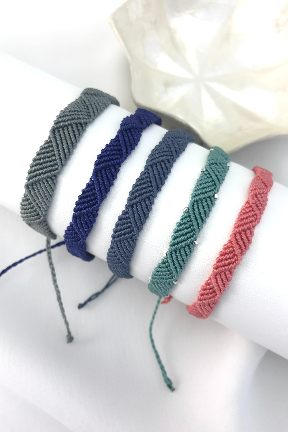 Bracelet homme en micro macramé