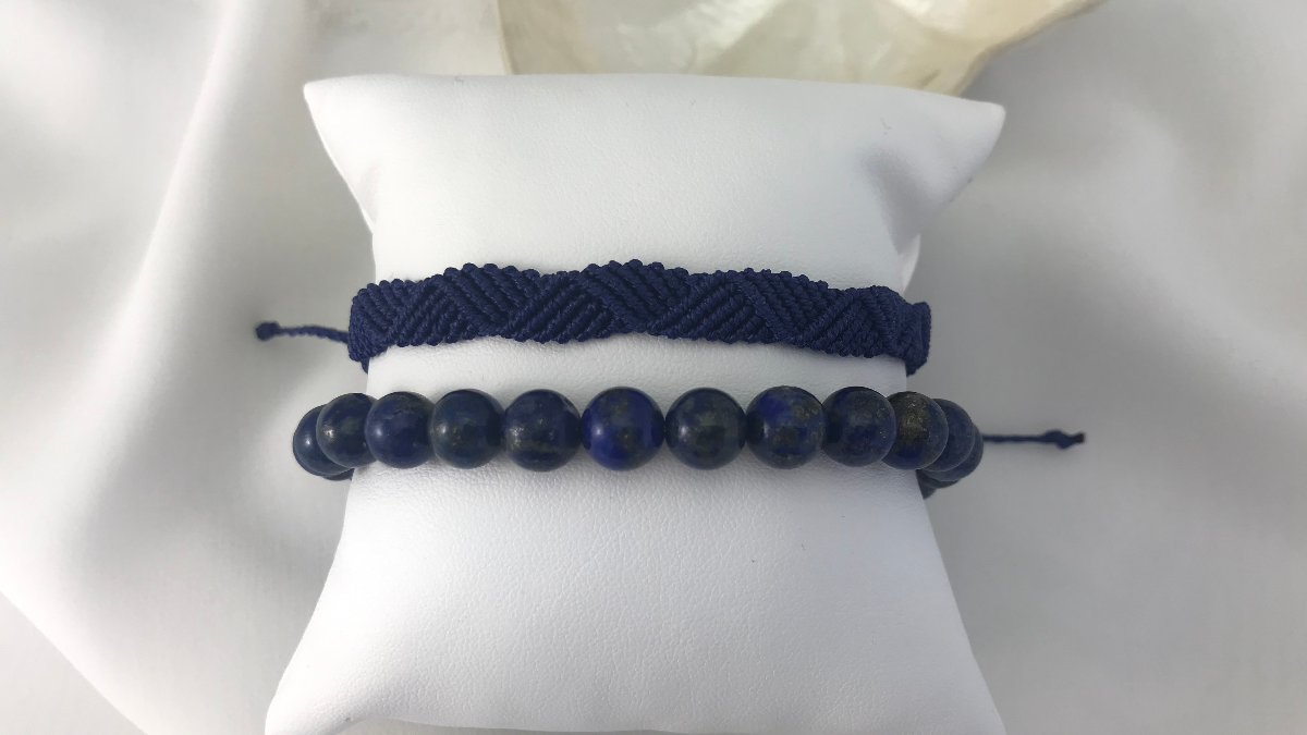 Men's micro macramé bracelet : Step 33 Men's micro macramé bracelet : Step 33