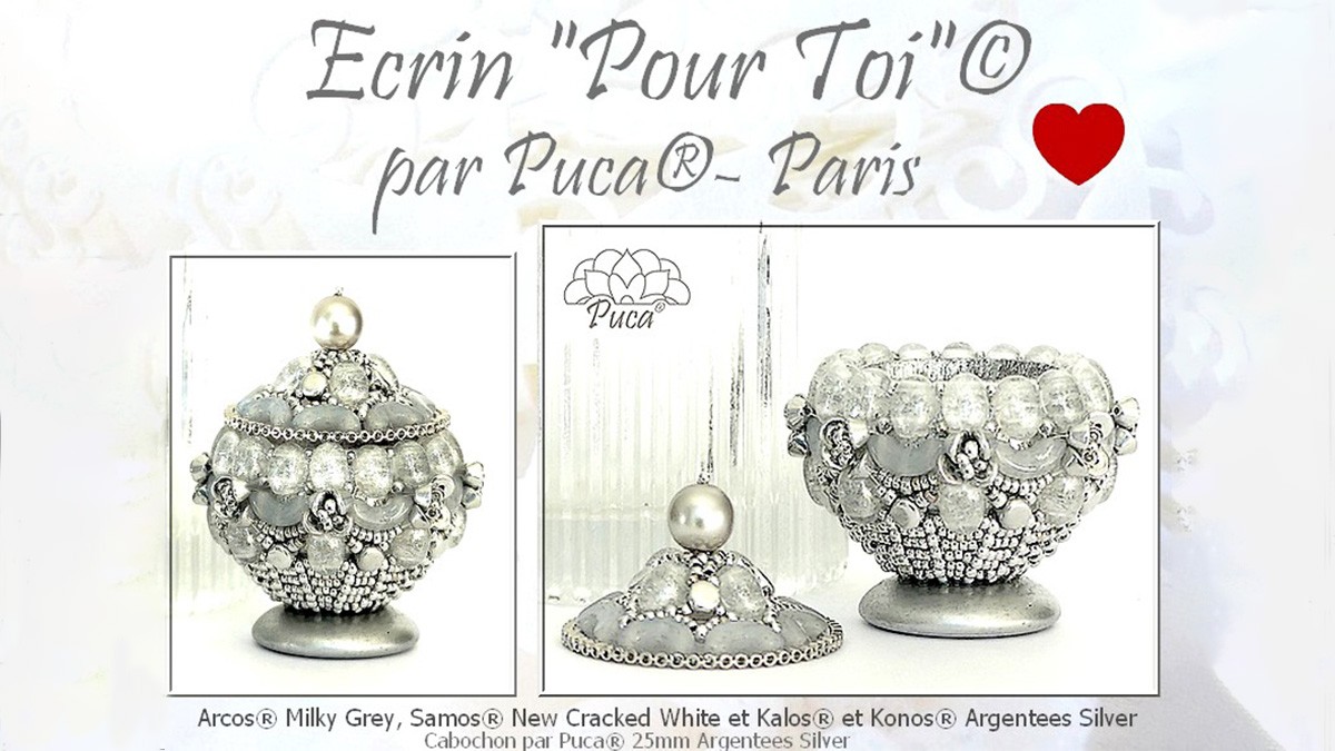 Ecrin pour toi with Arcos®, Samos®, Kalos® and Konos® beads