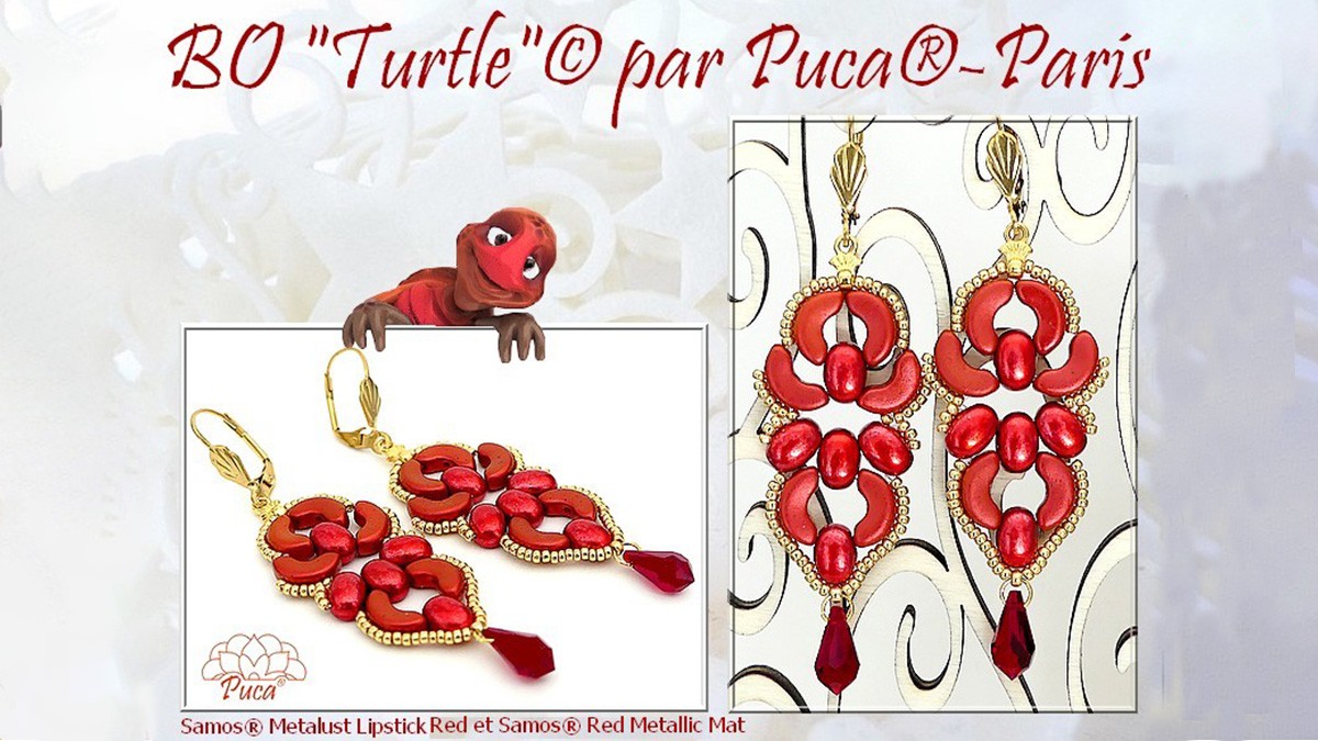 Schema  BO Turtle with Samos by Puca® beads