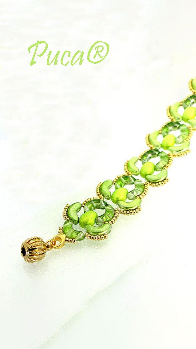 Schema  Turtle bracelet with Samos beads by Puca