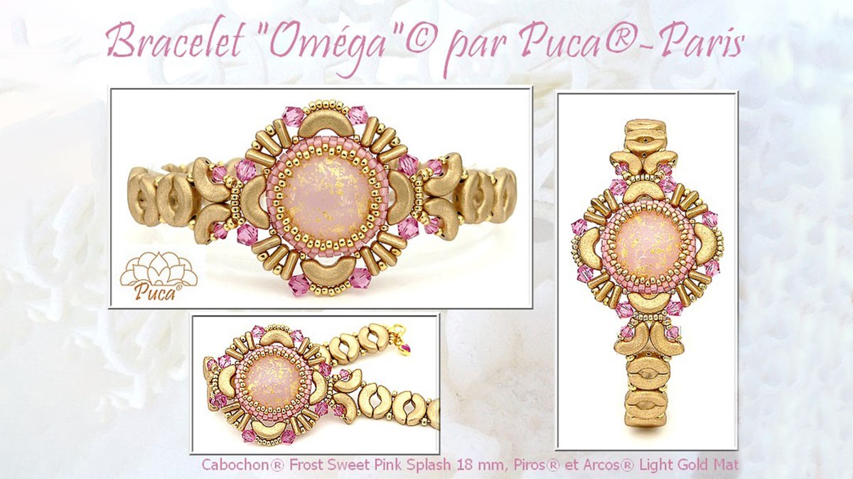 Omega bracelet with cabochon by Puca Omega bracelet with cabochon by Puca