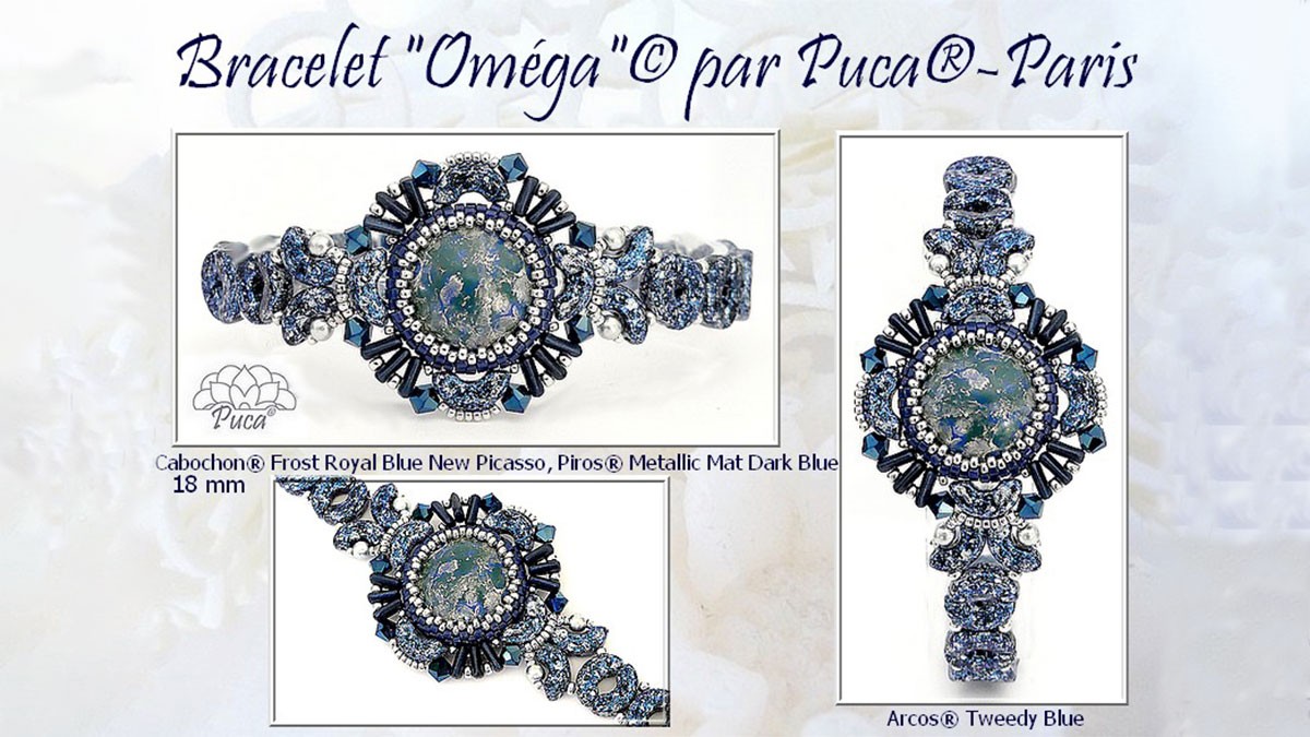 Schema  Omega bracelet with cabochon by Puca