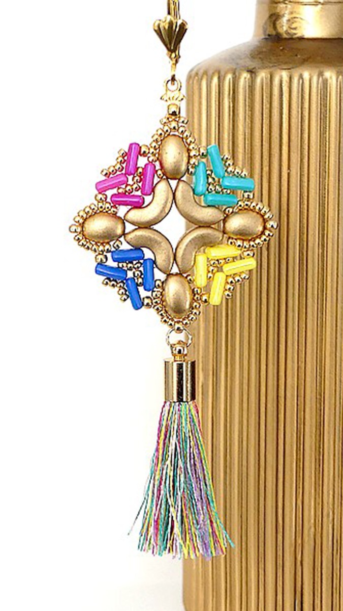 Schema Sorbet earrings with pearls by Puca®, France Schema Sorbet earrings with pearls by Puca®, France