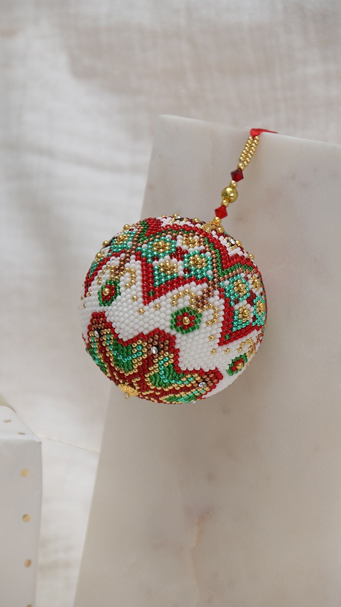 Schema  DIY Crochet Spiral Christmas Bauble
