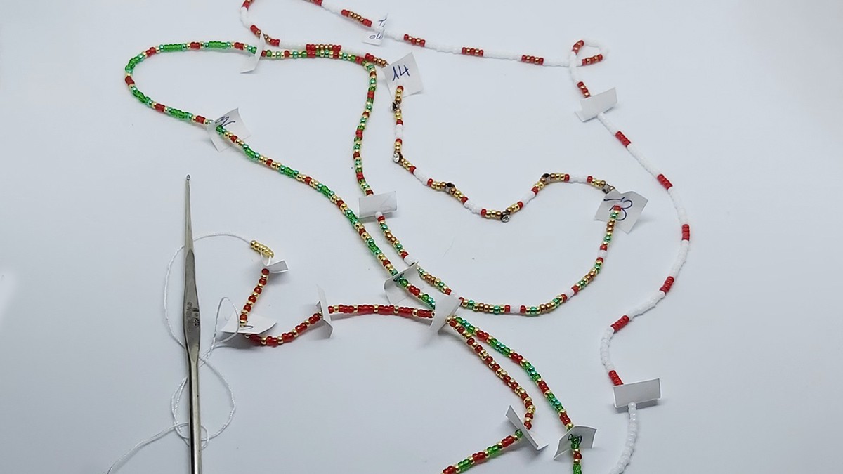 DIY Crochet Spiral Christmas Bauble : Step 1