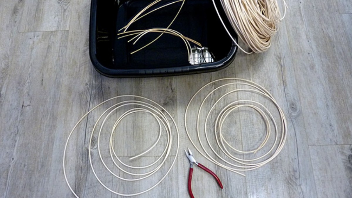 Easy DIY - Rattan mirror : Step 1 Easy DIY - Rattan mirror : Step 1