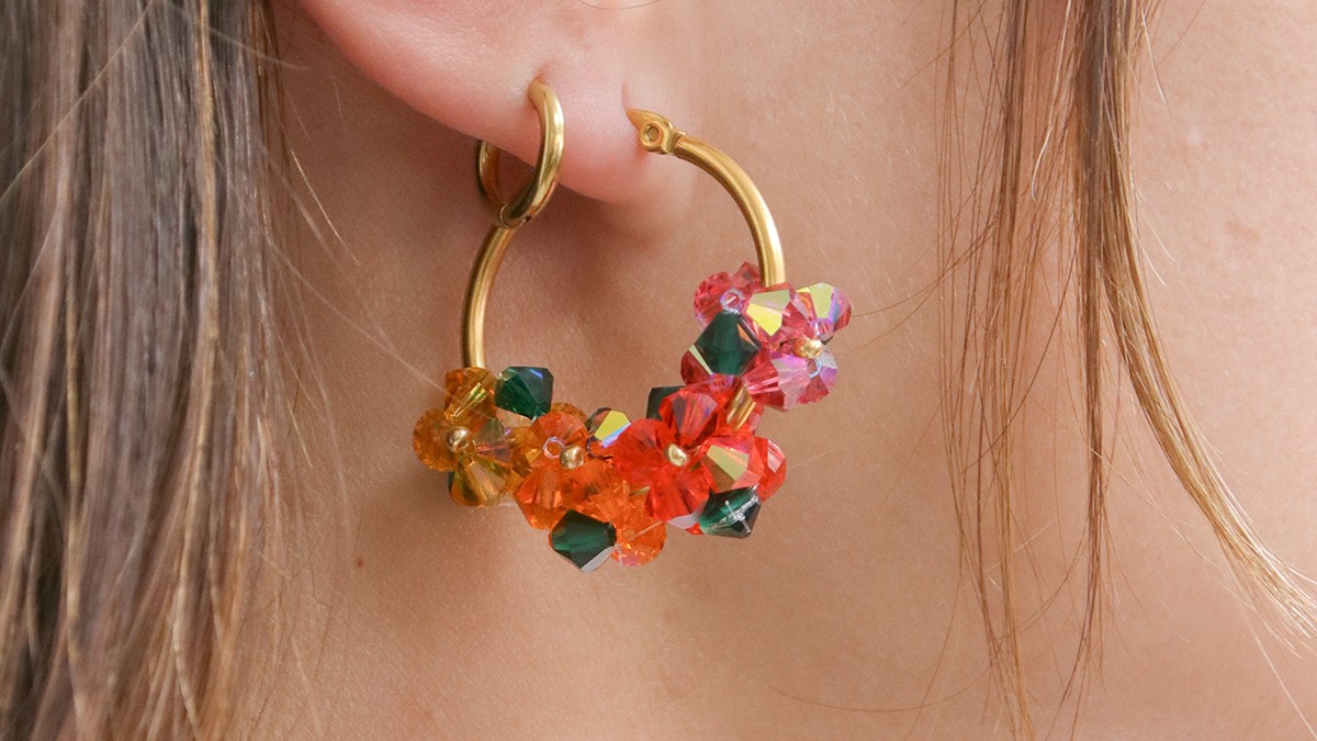 Schema  Creole flowers DIY beaded toupies