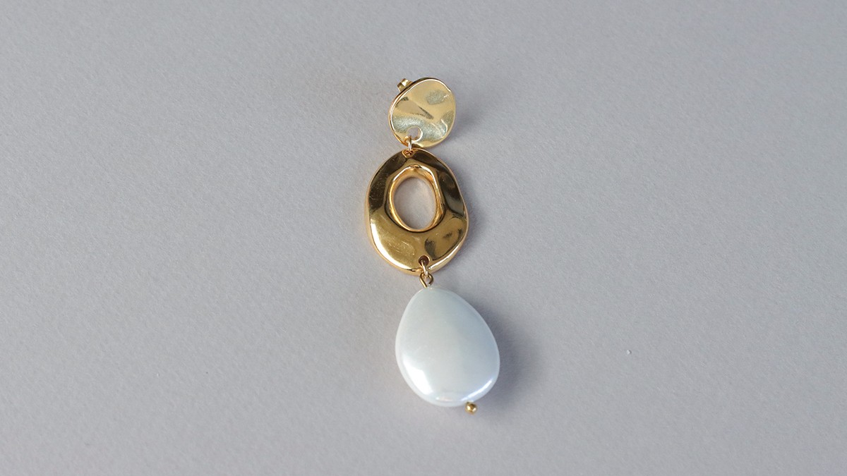 Bubble Jewelry - Asymmetrical link bracelet and earrings : Step 2 Bubble Jewelry - Asymmetrical link bracelet and earrings : Step 2