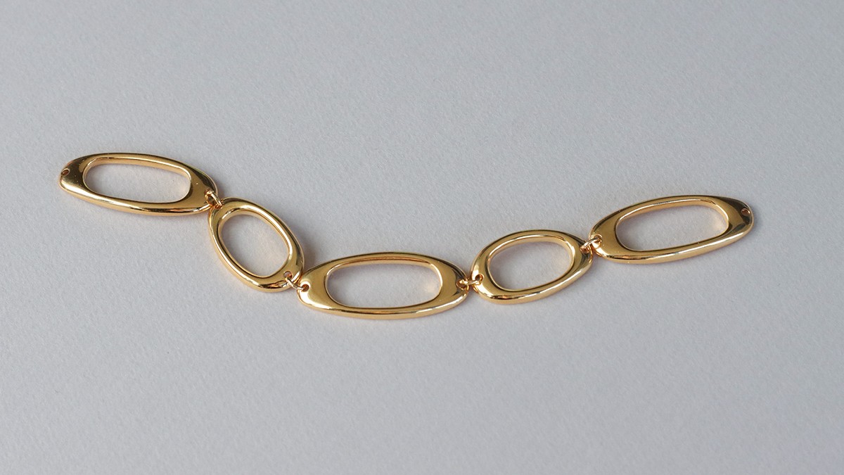 Bubble Jewelry - Asymmetrical link bracelet and earrings : Step 5 Bubble Jewelry - Asymmetrical link bracelet and earrings : Step 5