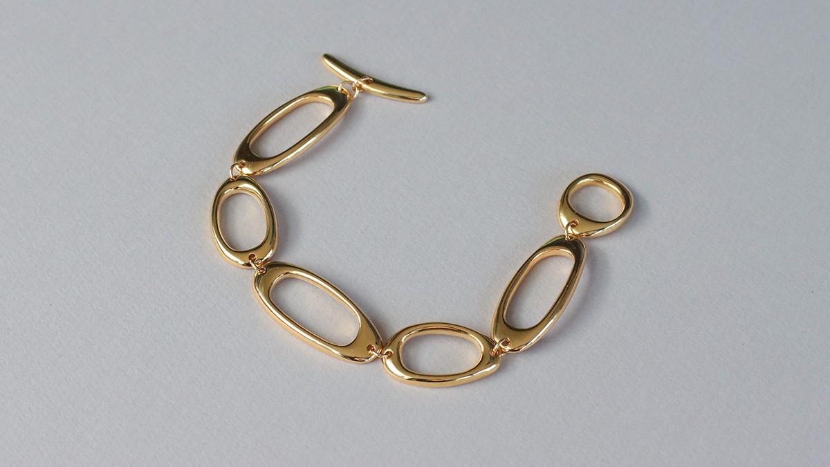 Bubble Jewelry - Asymmetrical link bracelet and earrings : Step 7 Bubble Jewelry - Asymmetrical link bracelet and earrings : Step 7