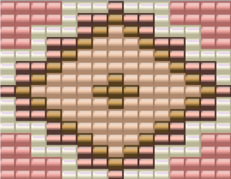 Schema Bracelet with central weave and micro macramé Schema Bracelet with central weave and micro macramé