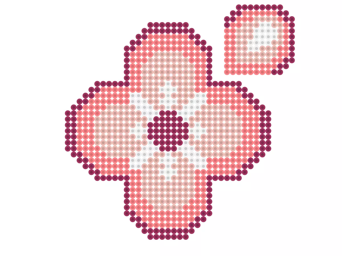 Schema  HAMA pearl jewelry dish