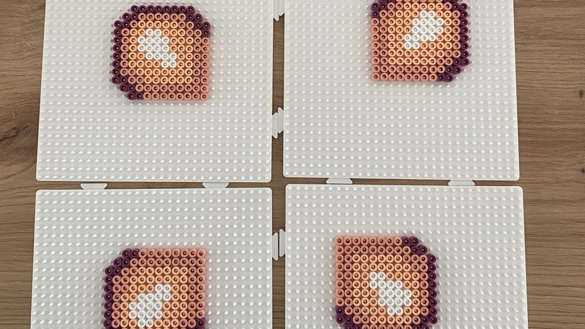 HAMA pearl jewelry dish : Step 7