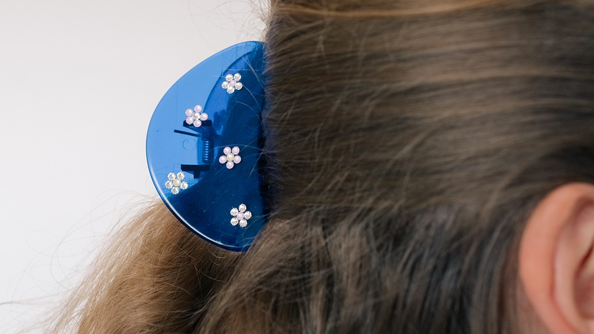 Schema  Seashell and summer fruit hair clips with PureCrystal rhinestones