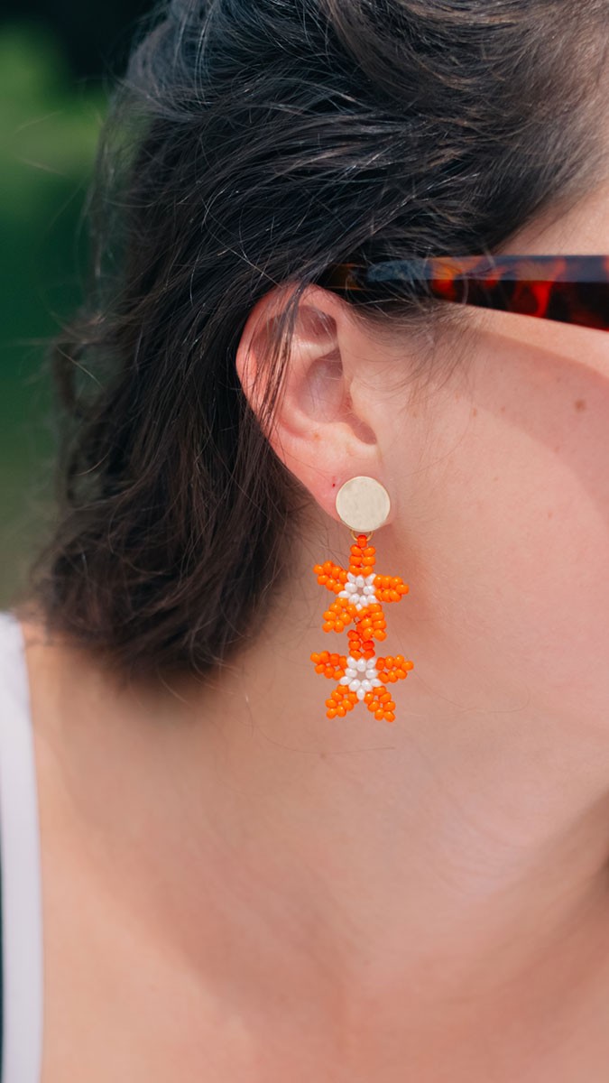 Schema  Starfish pendant earrings