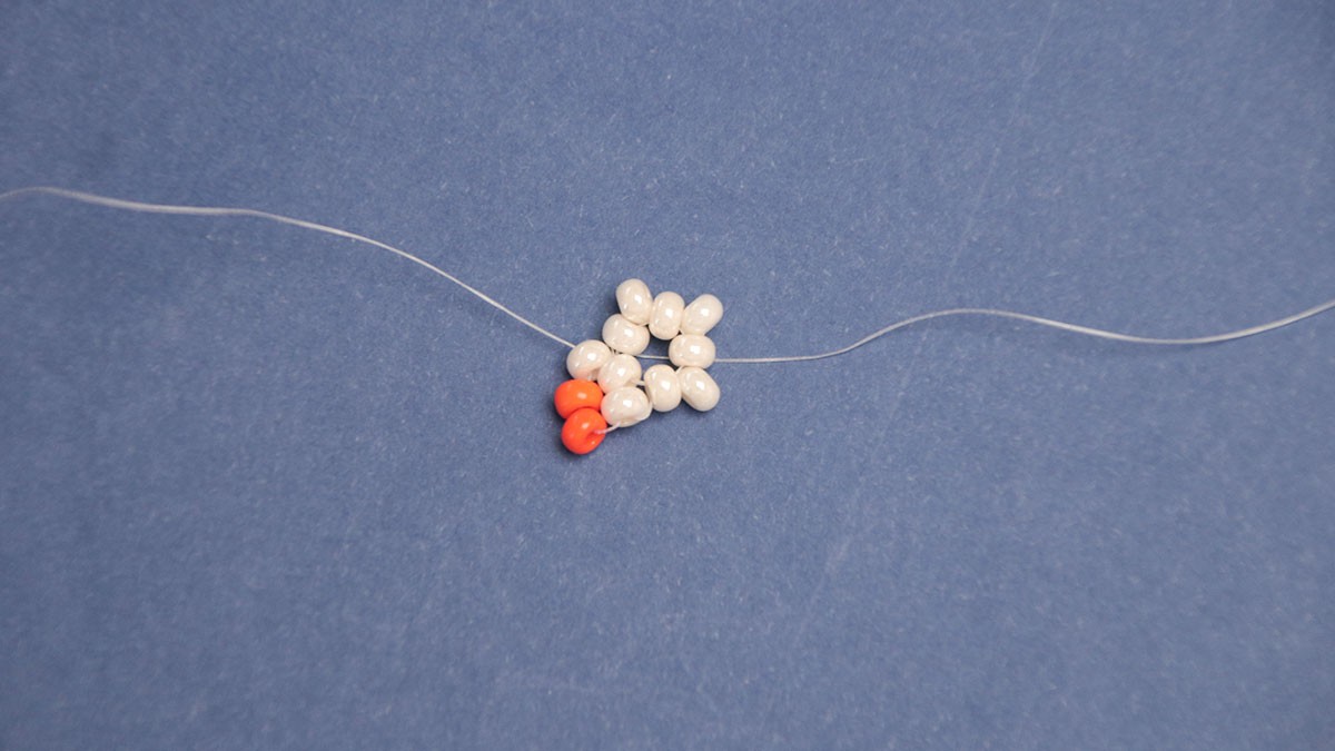 Starfish pendant earrings : Step 5