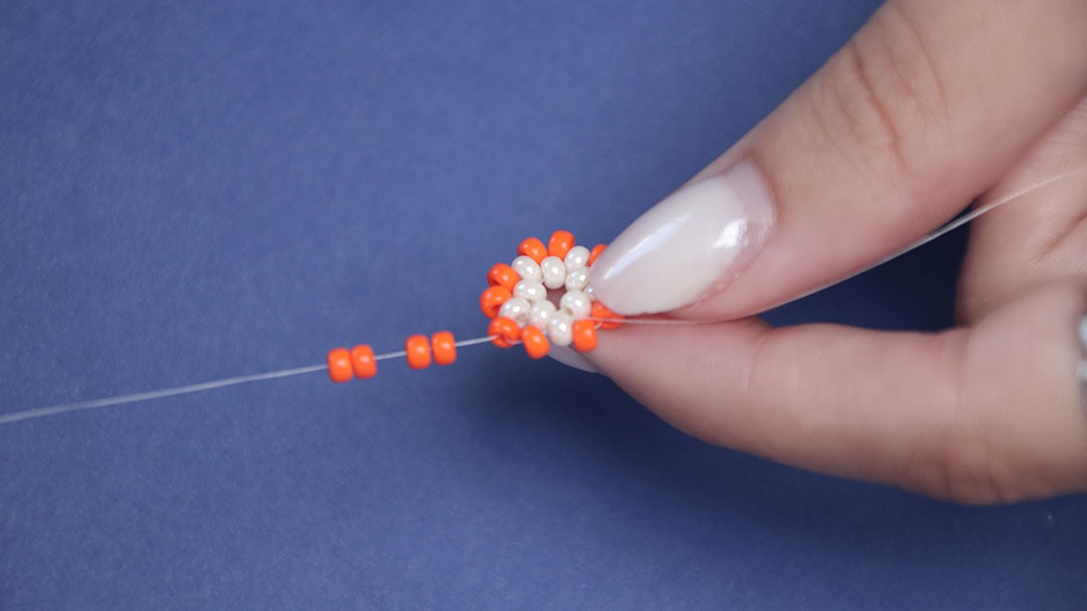 Starfish pendant earrings : Step 6