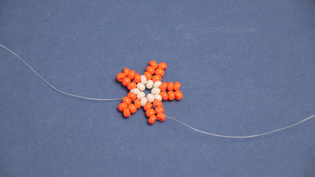 Starfish pendant earrings : Step 8