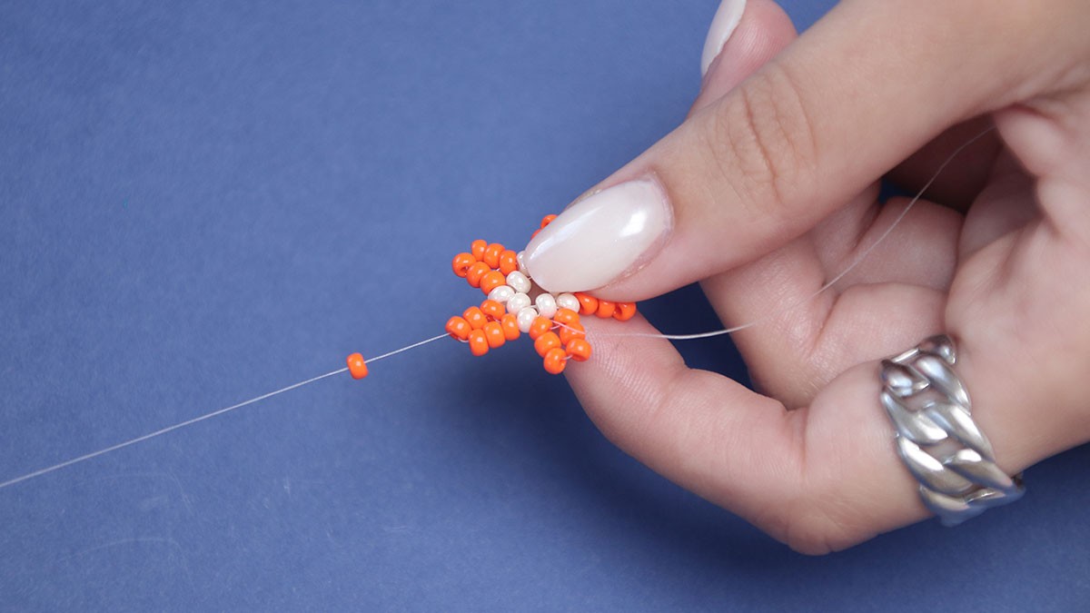 Starfish pendant earrings : Step 9