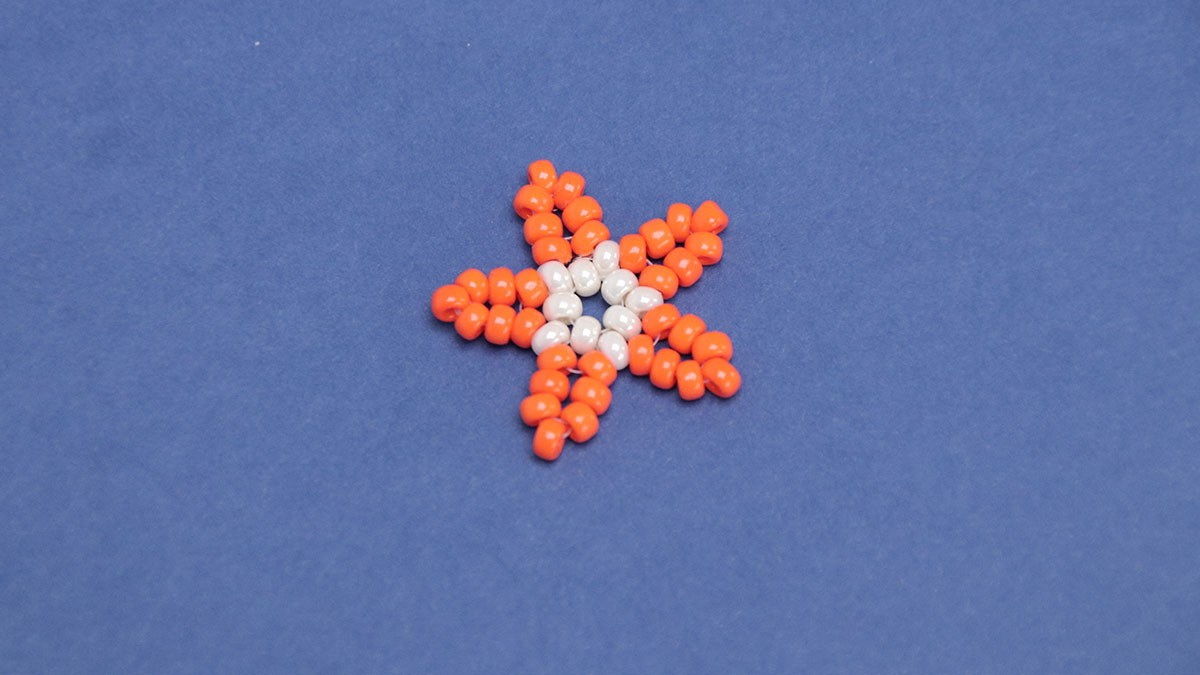 Starfish pendant earrings : Step 10