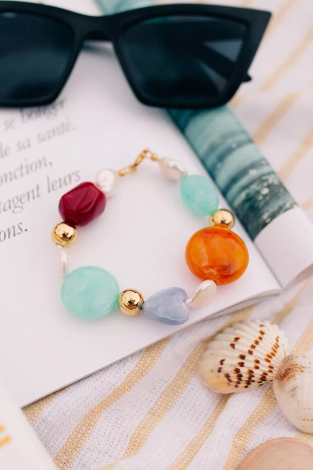 Schema  Vintage pearl mix bracelet