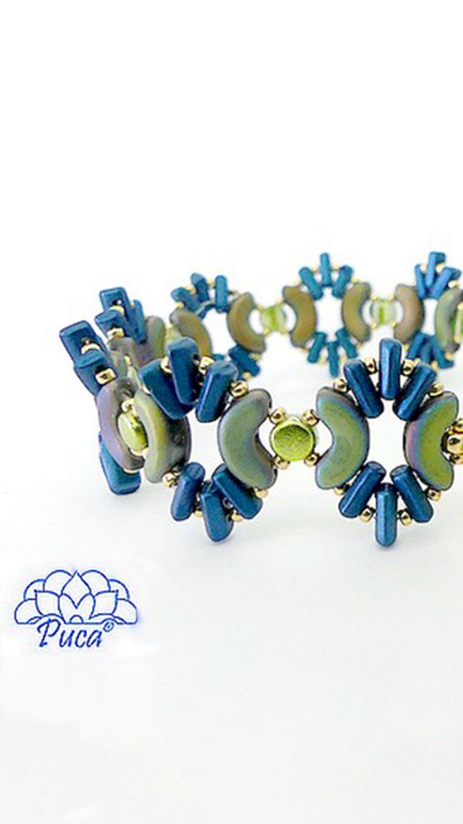 Schema  Indra® bracelet and ring by Puca®, France