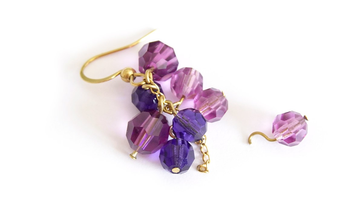 Bunch of grapes earrings : Step 4 Bunch of grapes earrings : Step 4