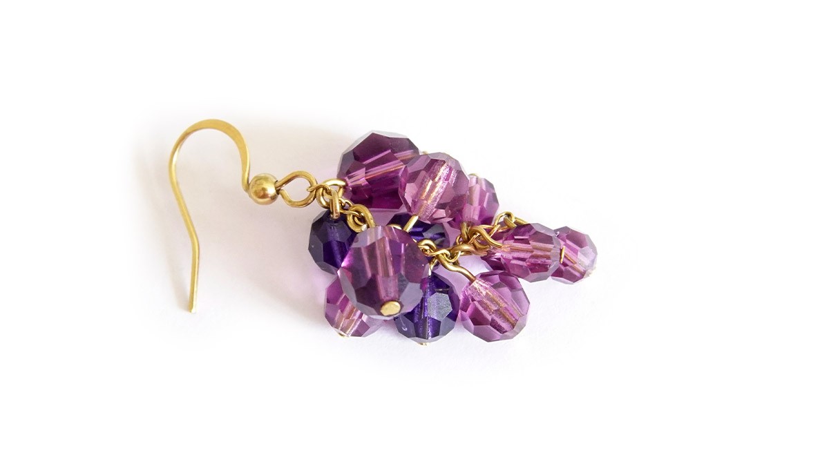 Bunch of grapes earrings : Step 5 Bunch of grapes earrings : Step 5