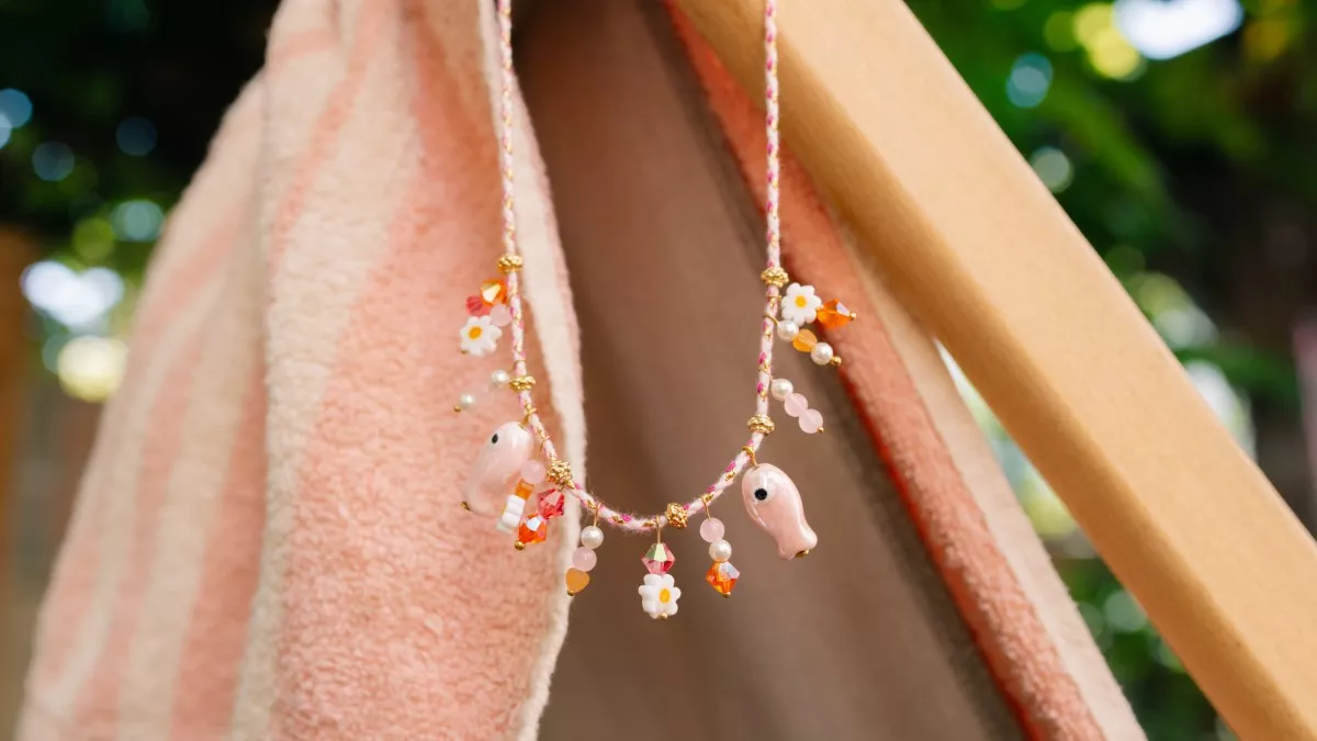 Schema  Summer cord necklace with charms