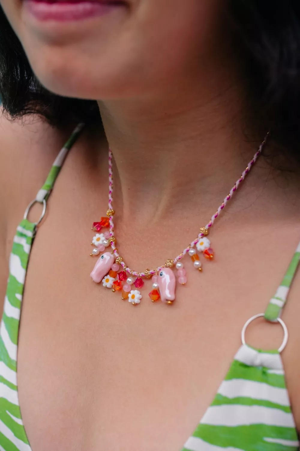 Schema  Summer cord necklace with charms