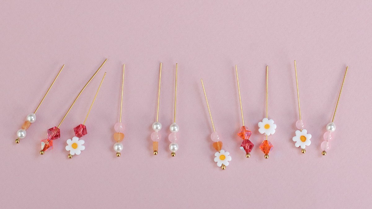 Summer cord necklace with charms : Step 1