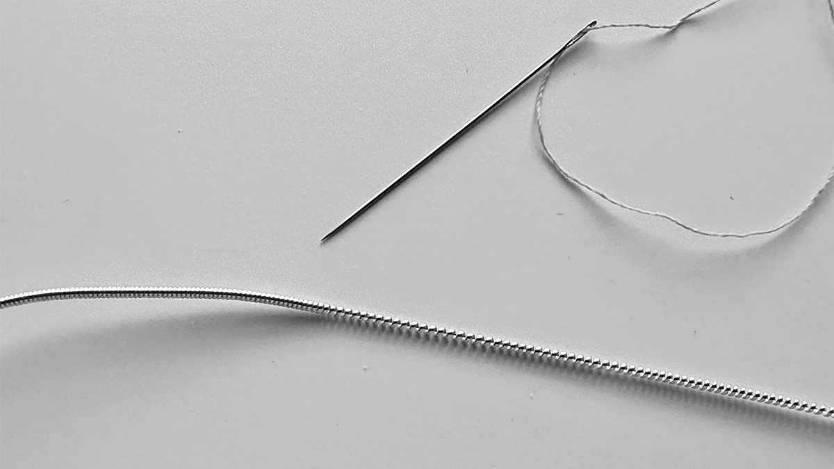 Misty Moon Jewelry Brooch with Cannetille and Kreinik Thread : Step 2 Misty Moon Jewelry Brooch with Cannetille and Kreinik Thread : Step 2