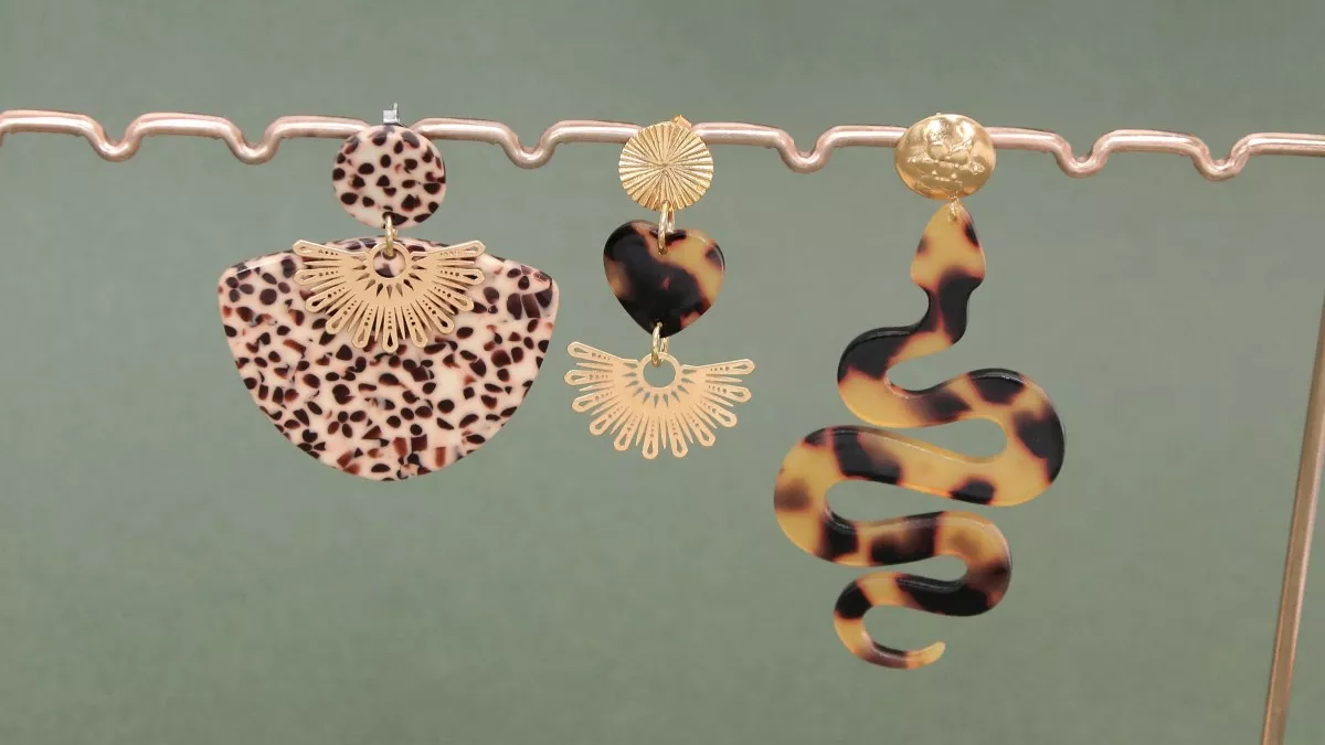 Schema Leopard print earrings Schema Leopard print earrings