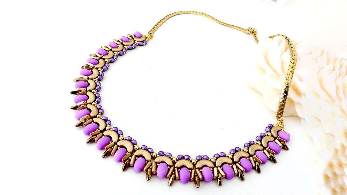 Schema Samy necklace with Samos pearls by Puca®. Schema Samy necklace with Samos pearls by Puca®.