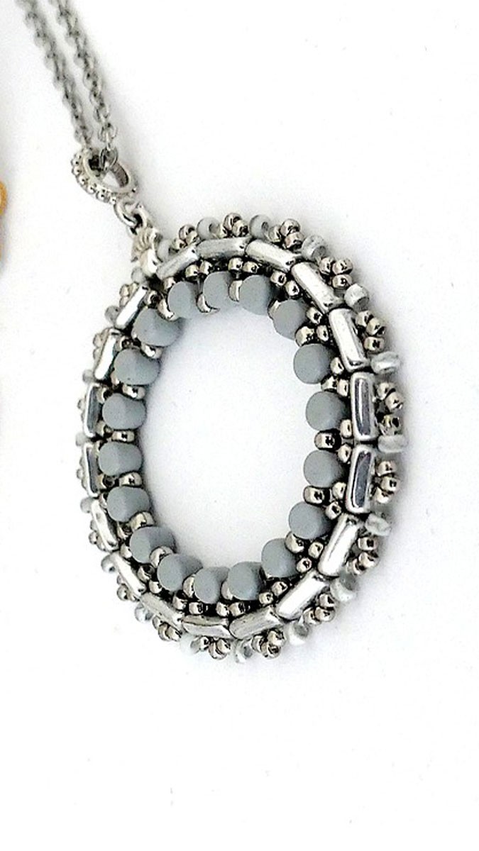 Schema Caprice earrings with Minos by Puca® beads Schema Caprice earrings with Minos by Puca® beads