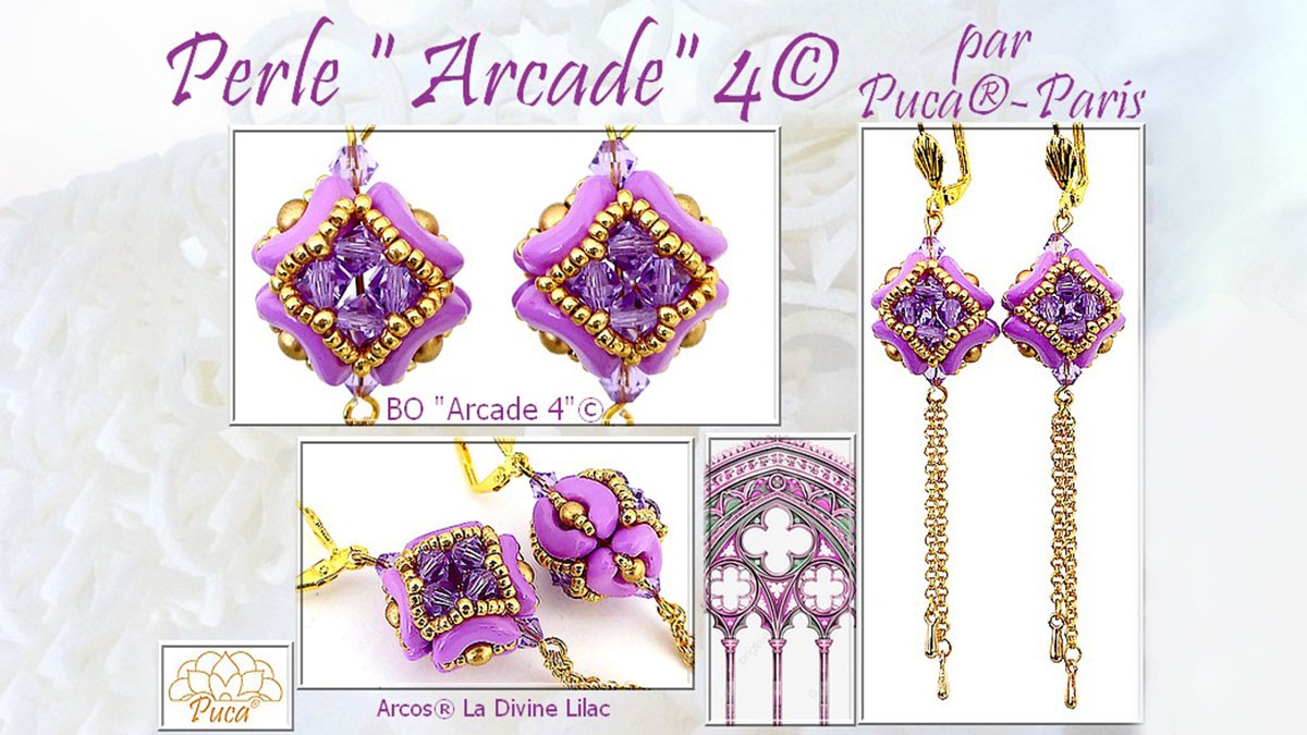 Boucles d'oreilles Arcade 4 par Puca®
