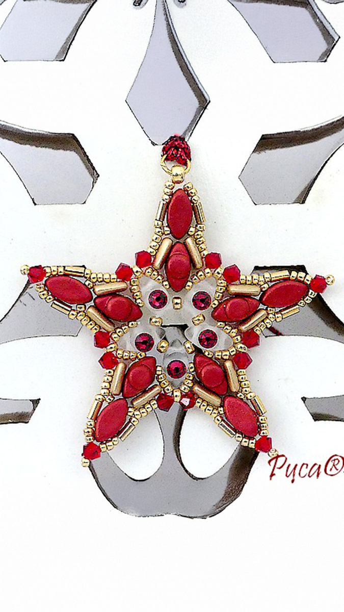 Star 2024 star with Volos pearls by Puca®.