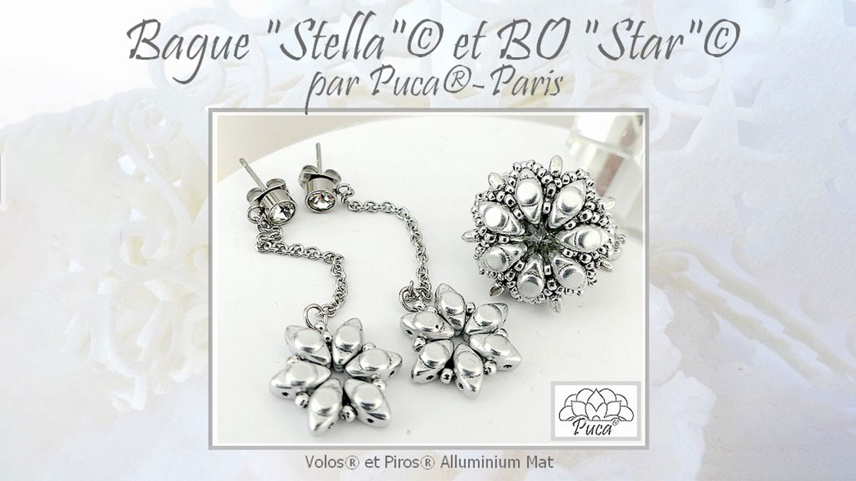 Schema  Stella ring and Star earrings by Puca®