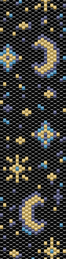 Schema  Odd peyote bracelet with weaving tips Perles &amp; Co