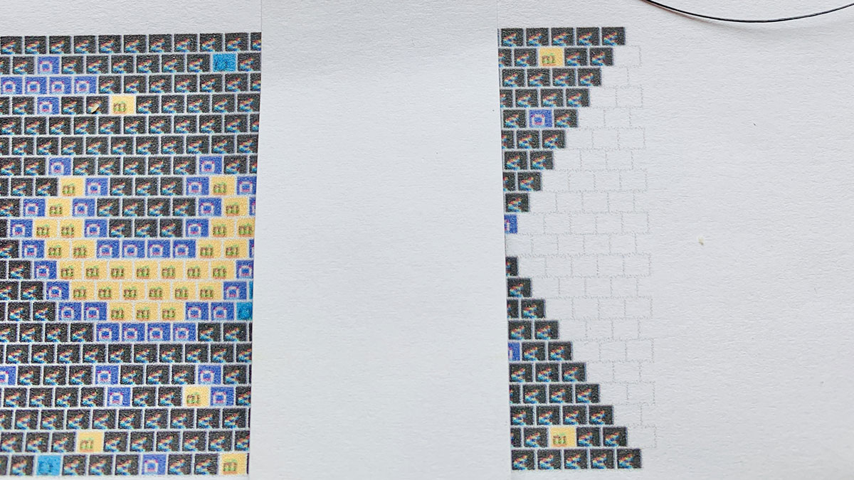 Odd peyote bracelet with weaving tips Perles &amp; Co : Step 2