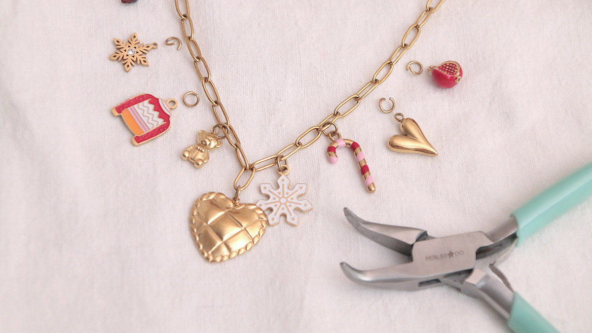 Charms Stainless Steel Winter Necklace : Step 3