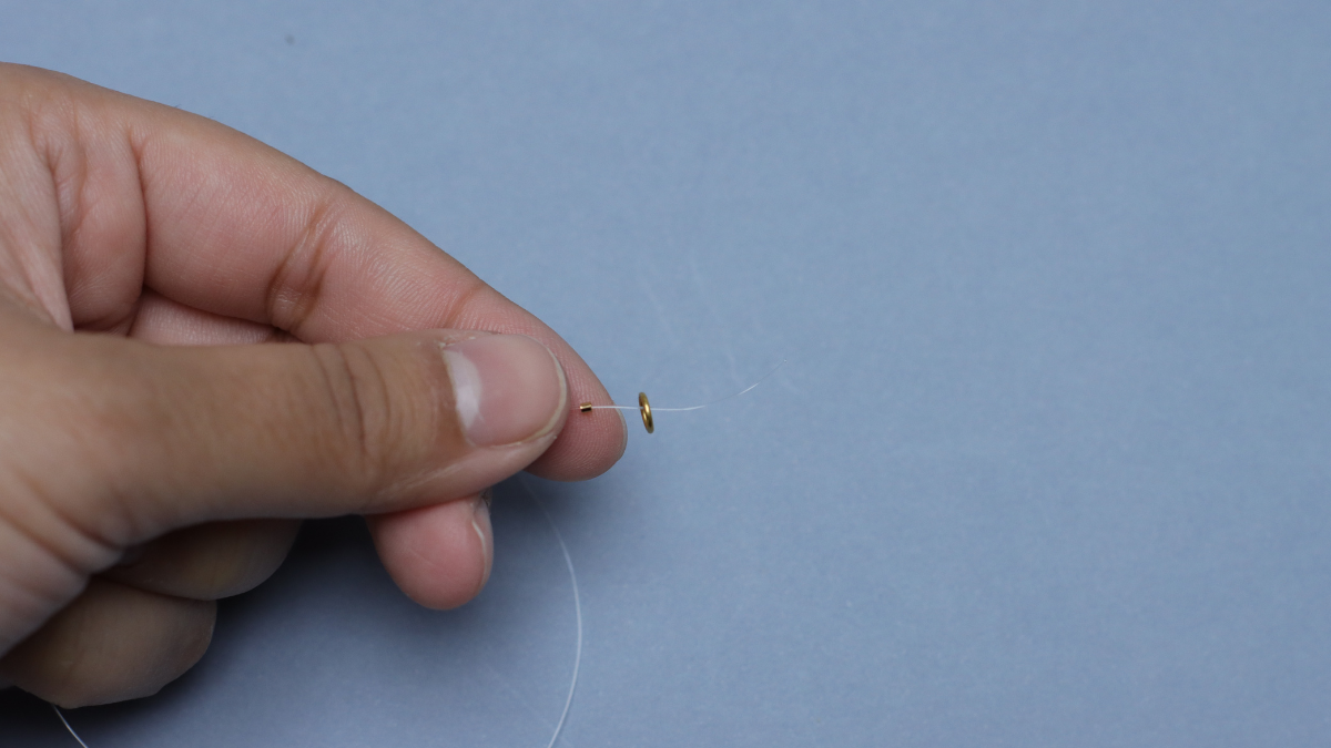 Chic faceted pearl bracelets : Step 1