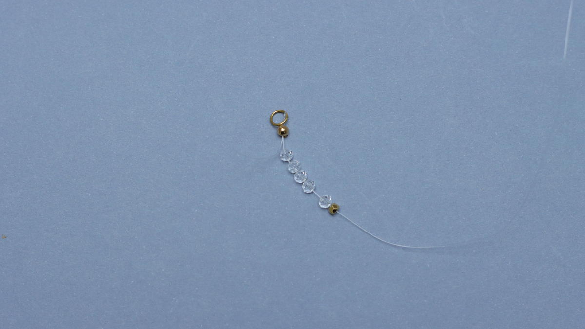 Chic faceted pearl bracelets : Step 4