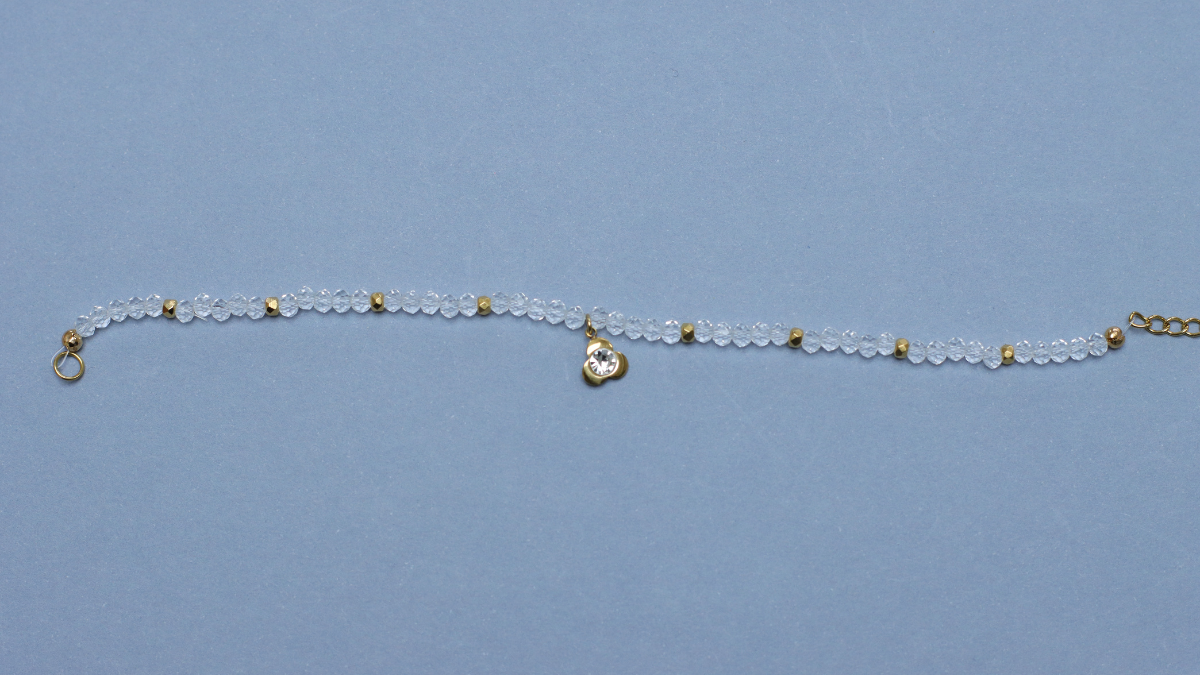 Chic faceted pearl bracelets : Step 7