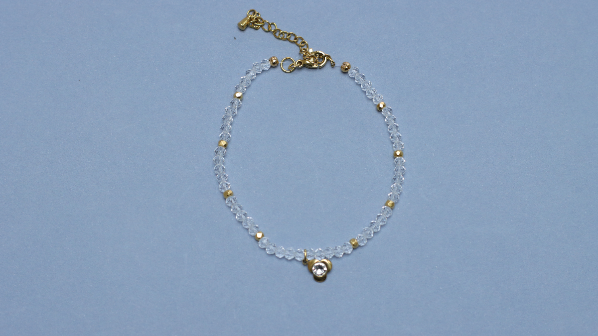Chic faceted pearl bracelets : Step 9